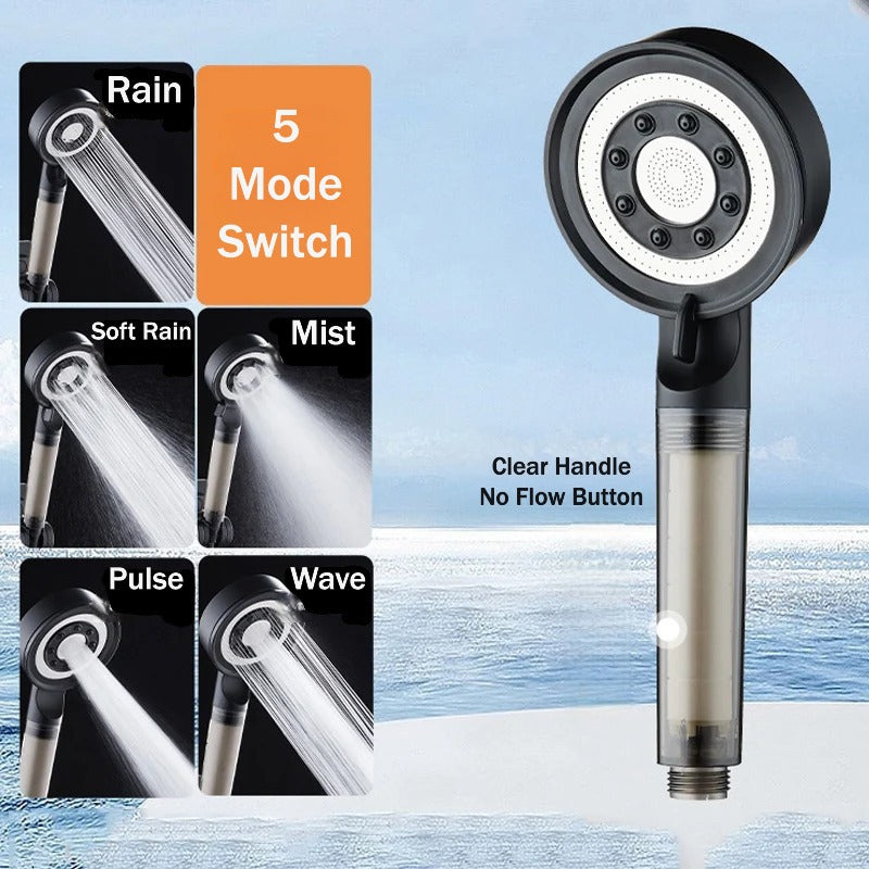 5 Mode Filtered Shower Head
