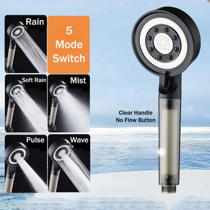 5 Mode Filtered Shower Head